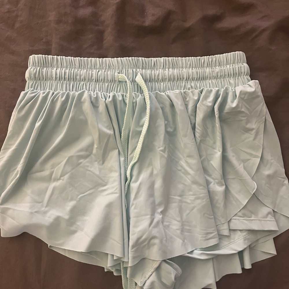 MINT GREEN BUTTERFLY SHORTS